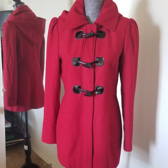 Vintage Red Guess Coat 29" Length - Picture 5 of 7
